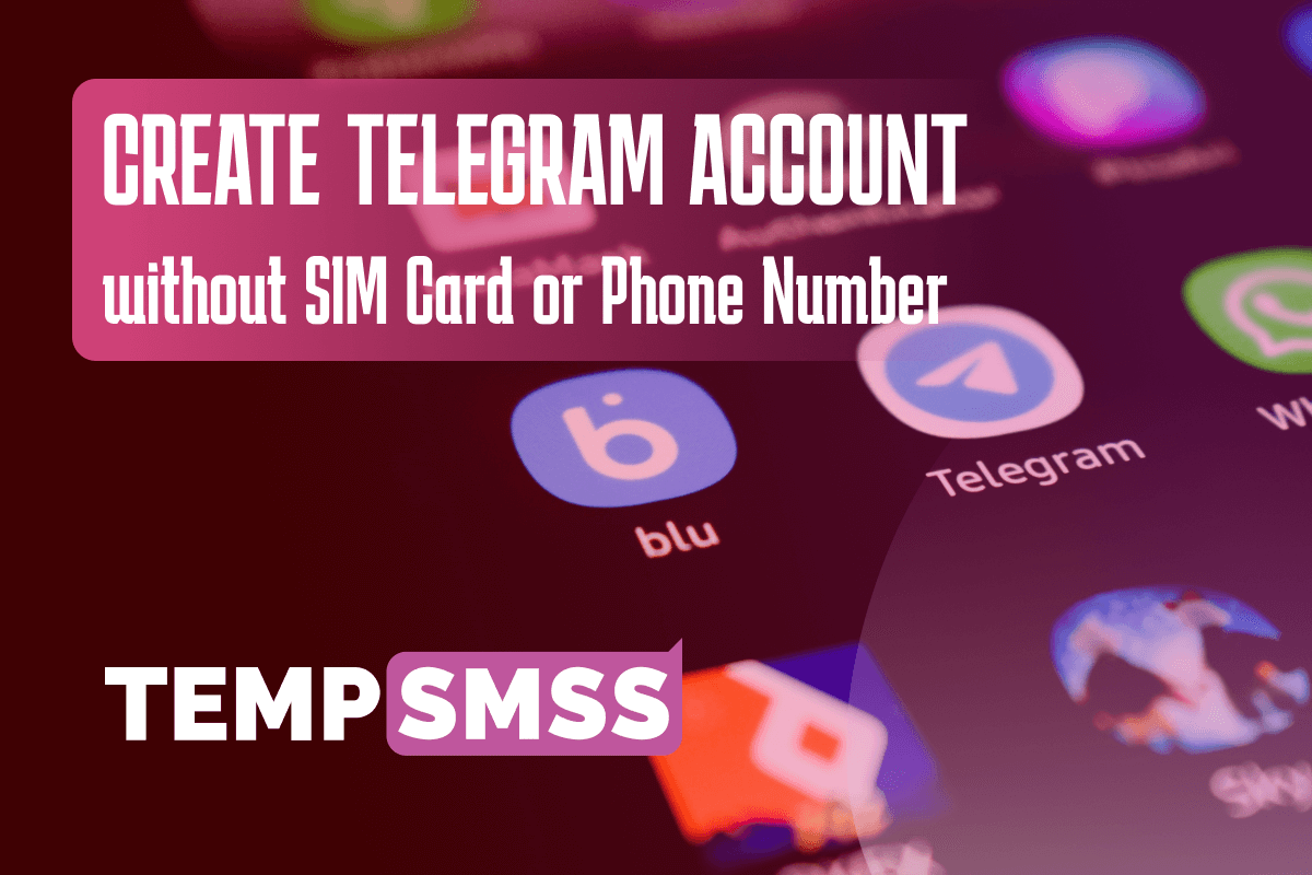 tempsmss.com create telegram without phone number